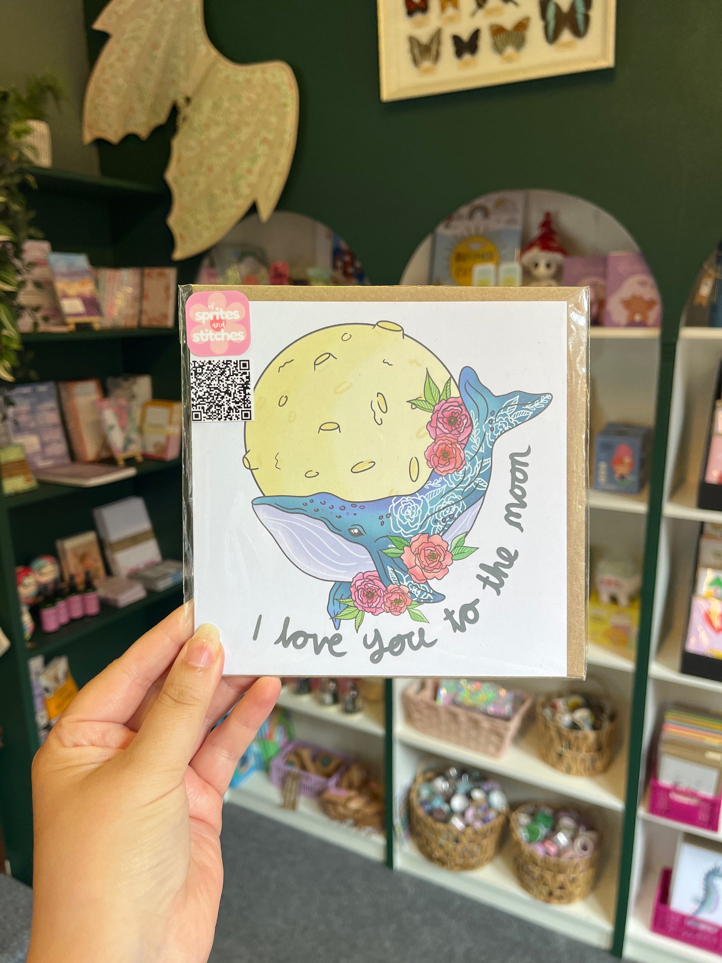 Love You To The Moon - Square Card