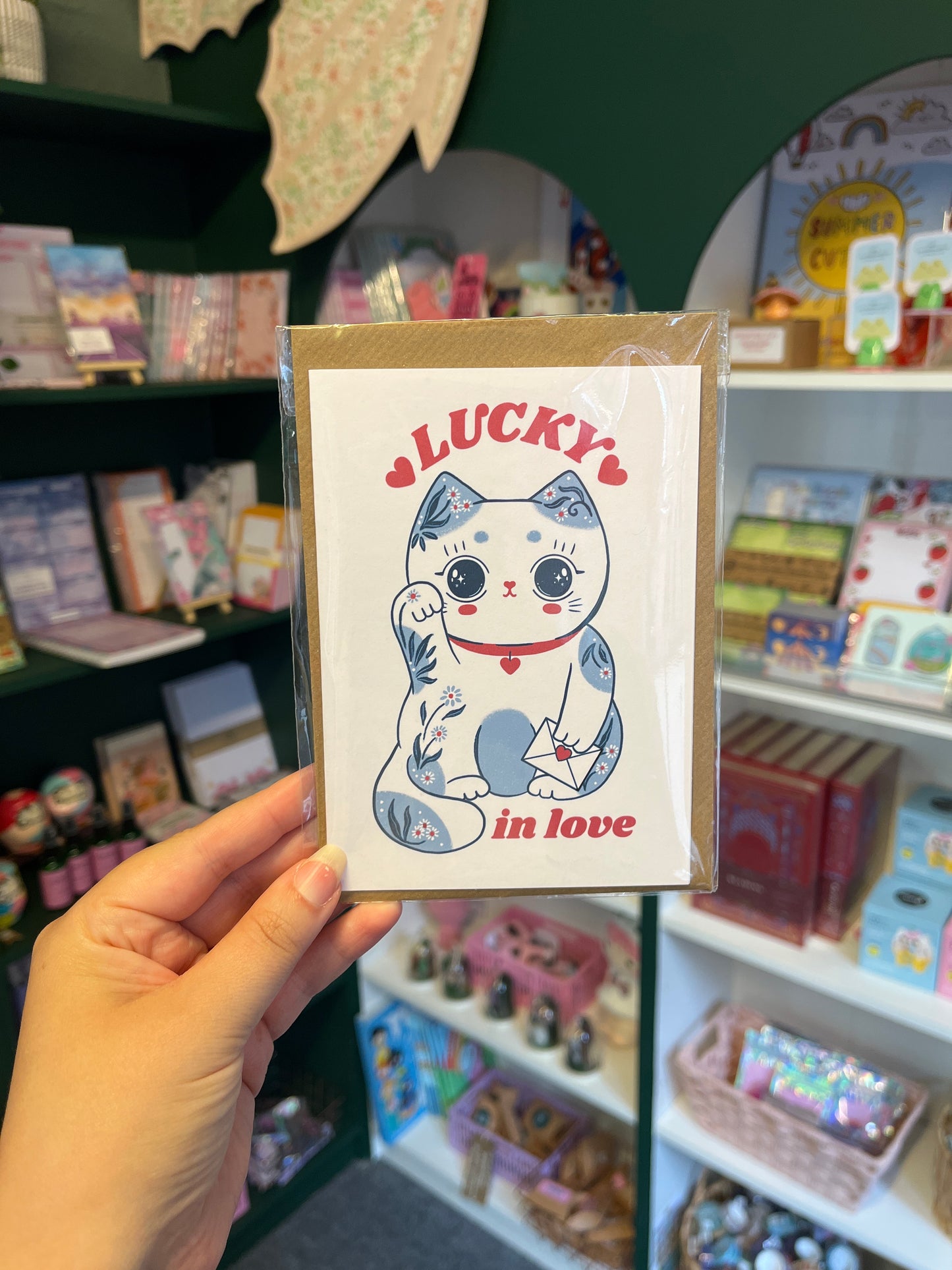 Lucky In Love - A6 Card