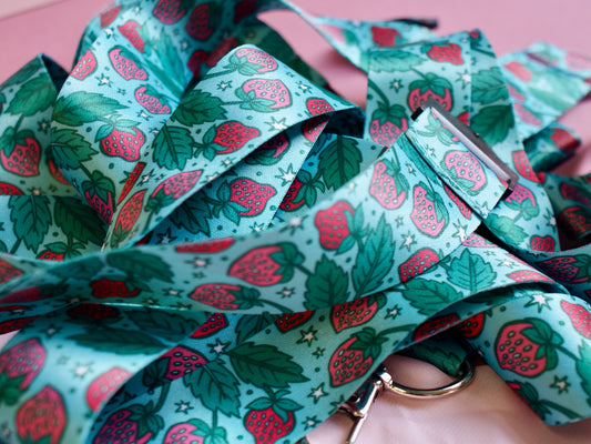 Strawberries - Lanyard
