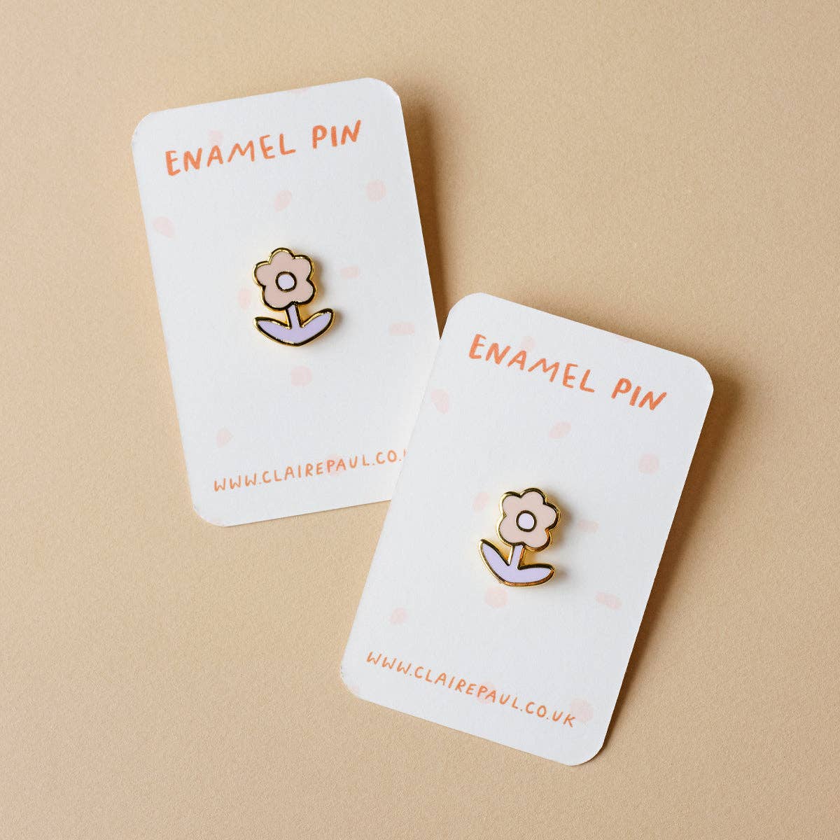 Purple Flower - Enamel Pin