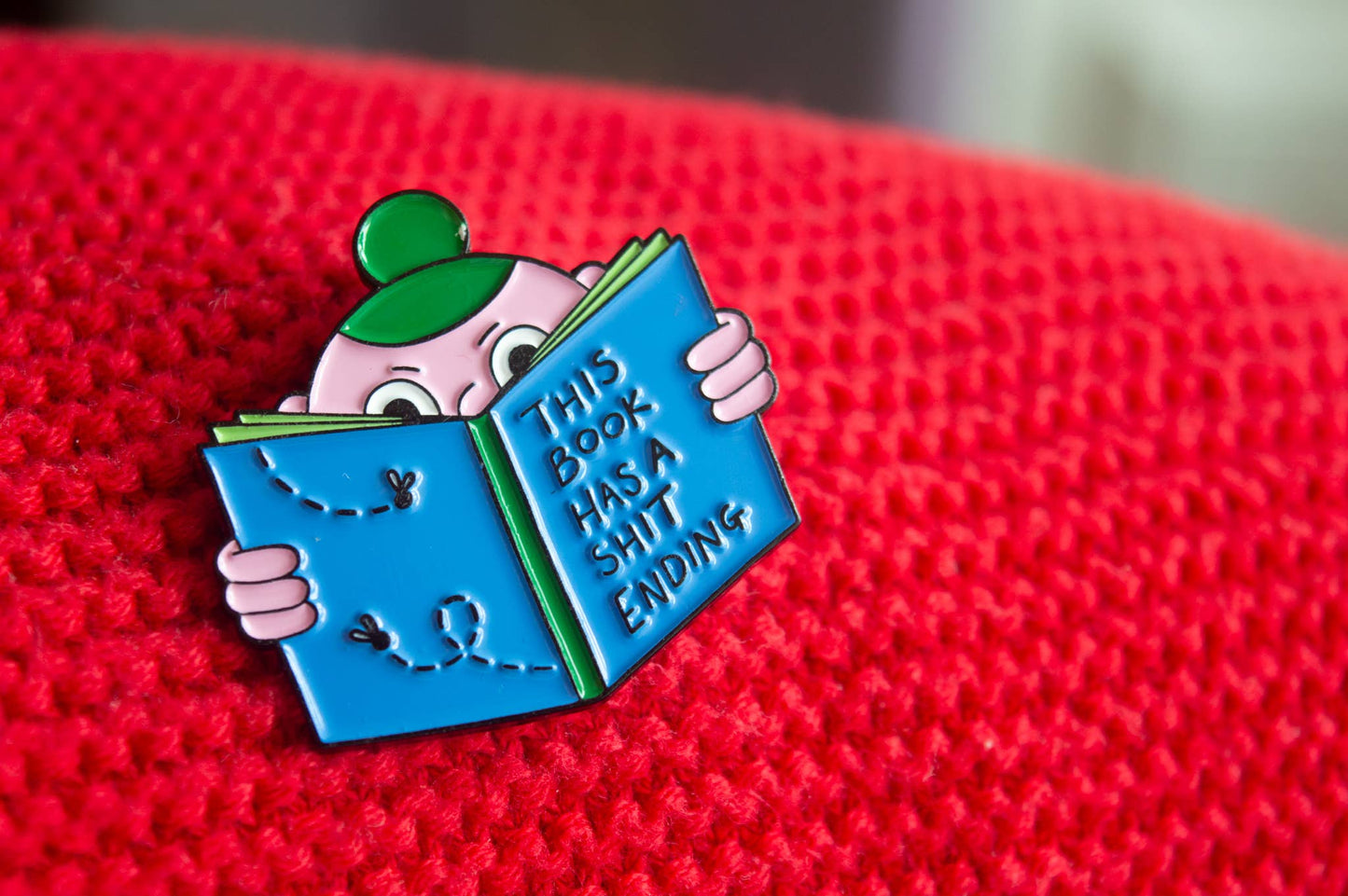 This Book Has A Sh*t Ending - Enamel Pin