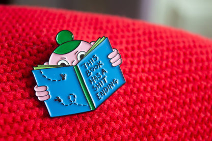 This Book Has A Sh*t Ending - Enamel Pin