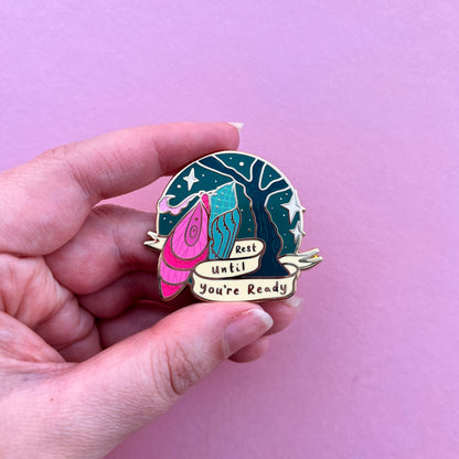 Rest - Enamel Pin - 50% Off RRP £10