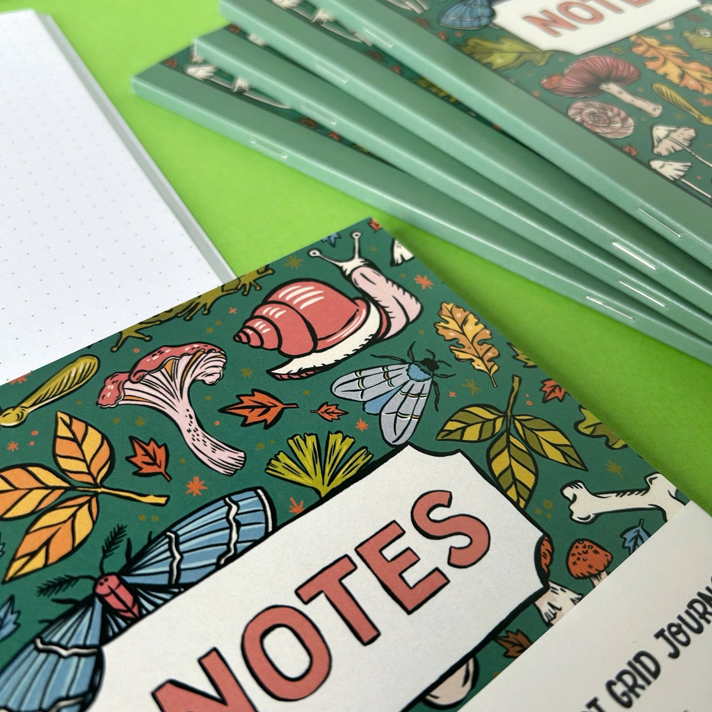 Forest Things - A5 Dotted Notebook