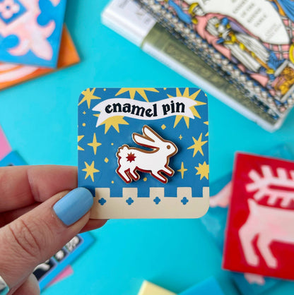 Medieval Bunny - Enamel Pin