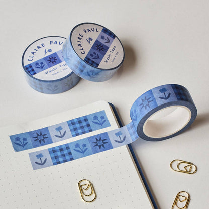 Inky Floral - Washi Tape
