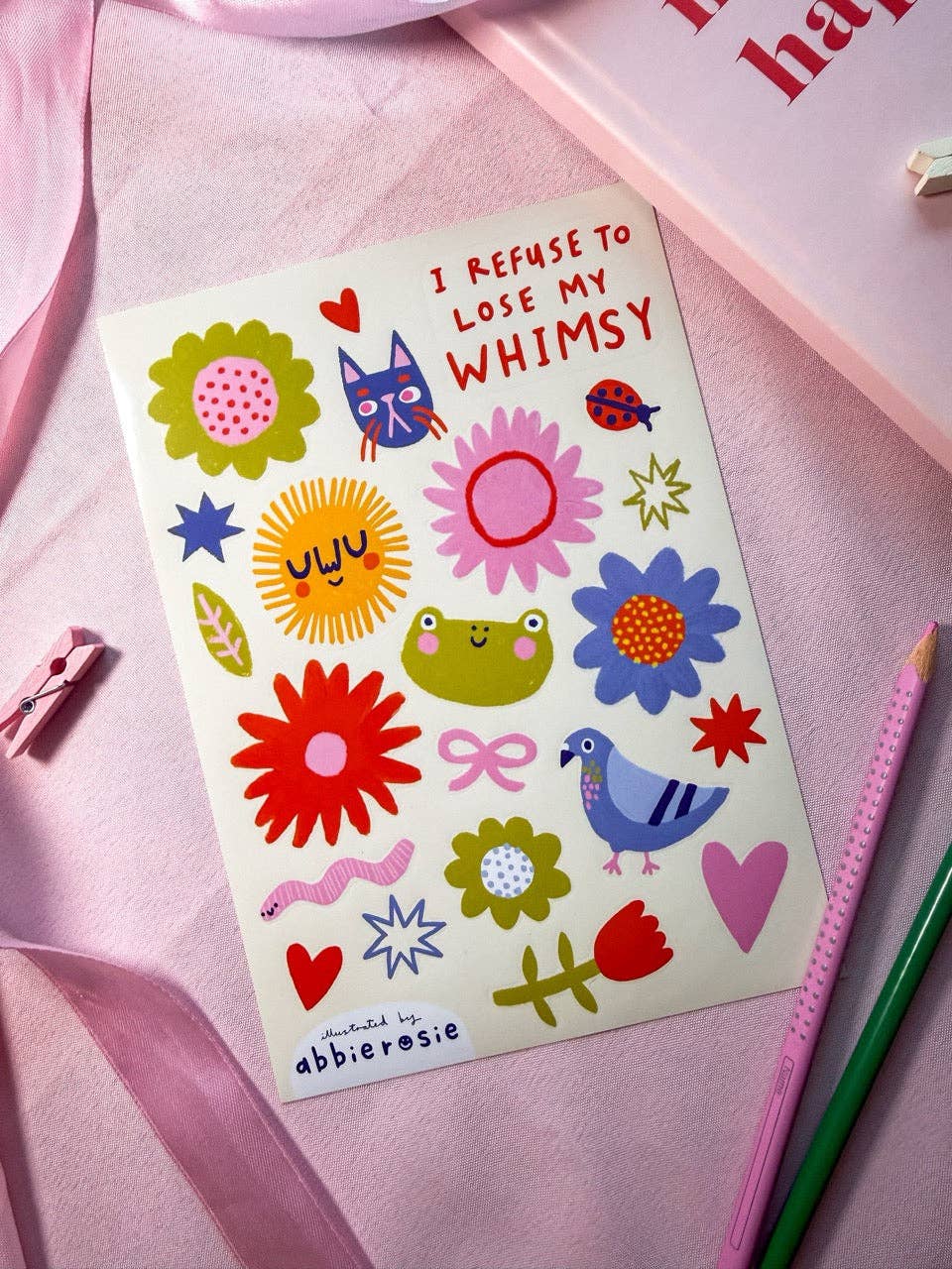 I Refuse to Lose my Whimsy - Sticker Sheet