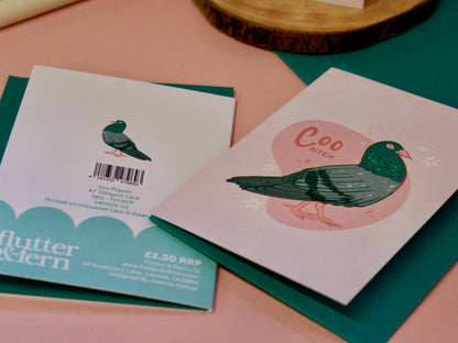 Coo Pigeon - A7 Card