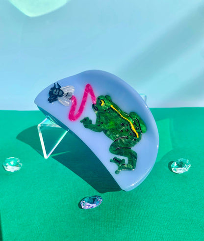 Frog and Fly - Hair Claw