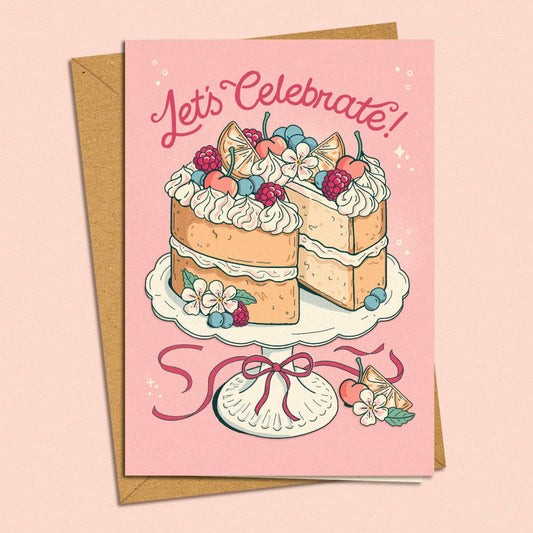 Lets Celebrate - A6 Greetings Card