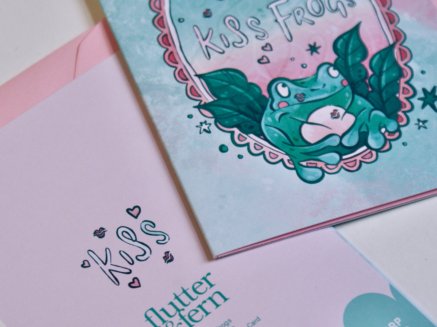 Kissing Frogs - A6 Card