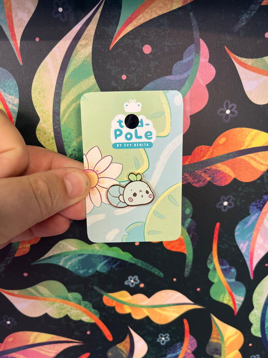 Blue Tadpole - Enamel Pin