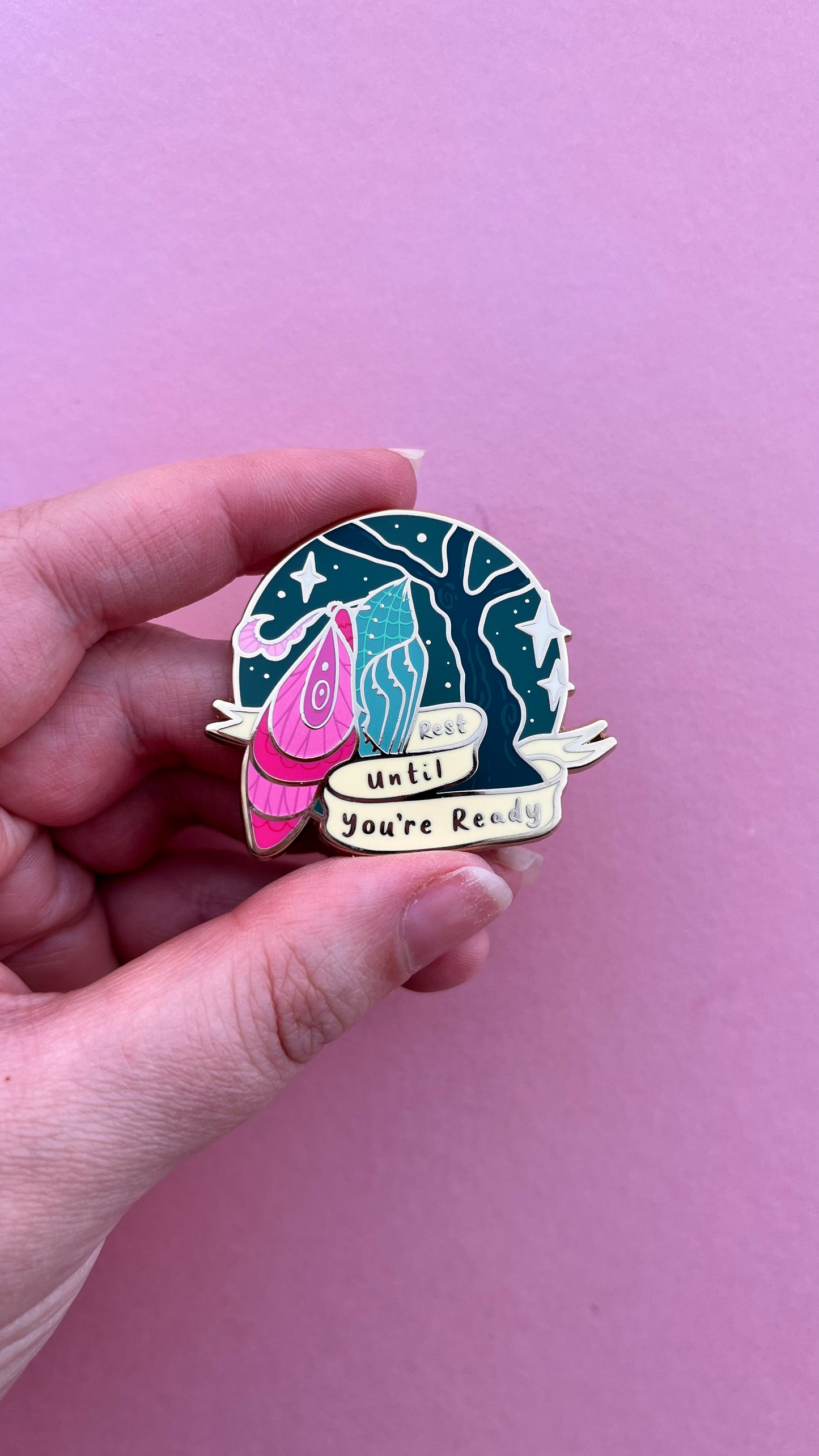 Rest - Enamel Pin - 50% Off RRP £10