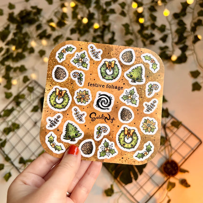 Natural Festive Foliage - Sticker Sheet