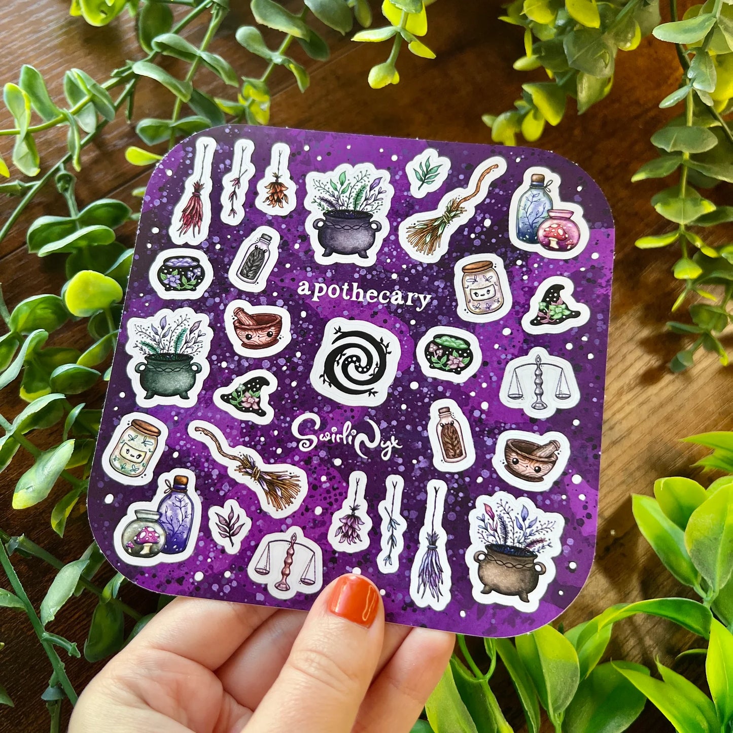 Purple Apothecary - Sticker Sheet