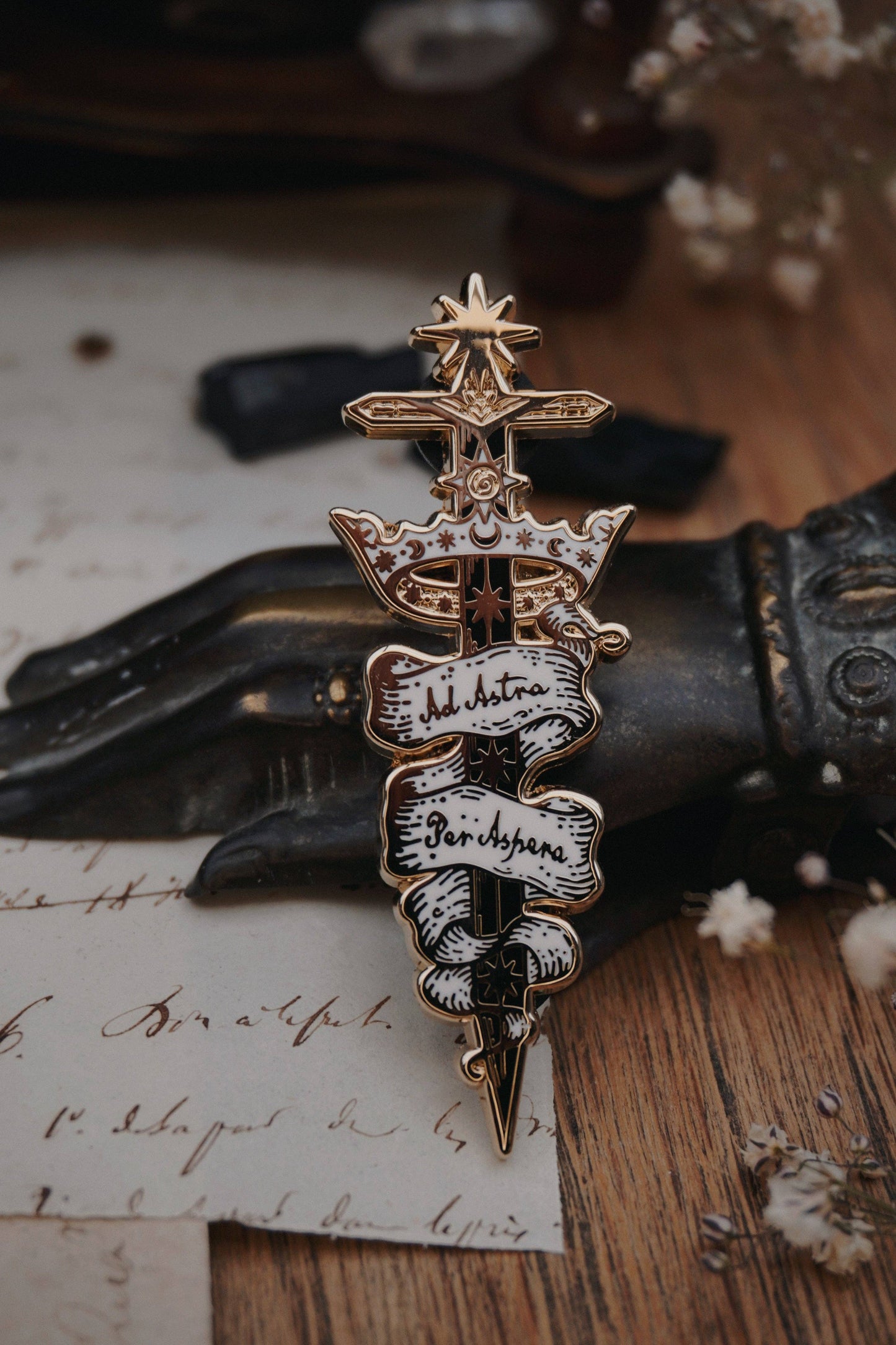 Ad Astra Per Aspera - Enamel Pin