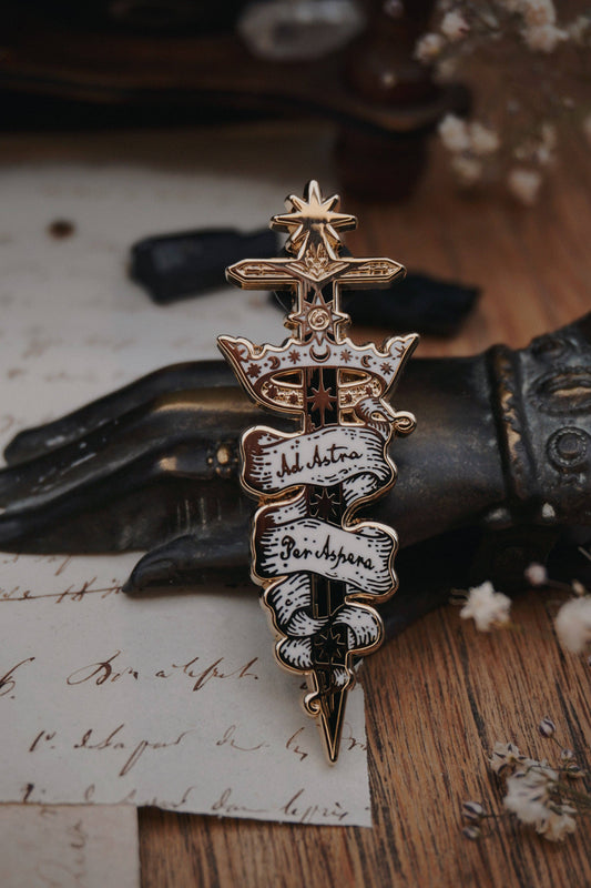 Ad Astra Per Aspera - Enamel Pin