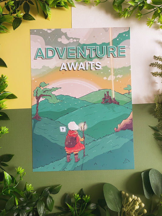 Adventure Awaits - A4 Print
