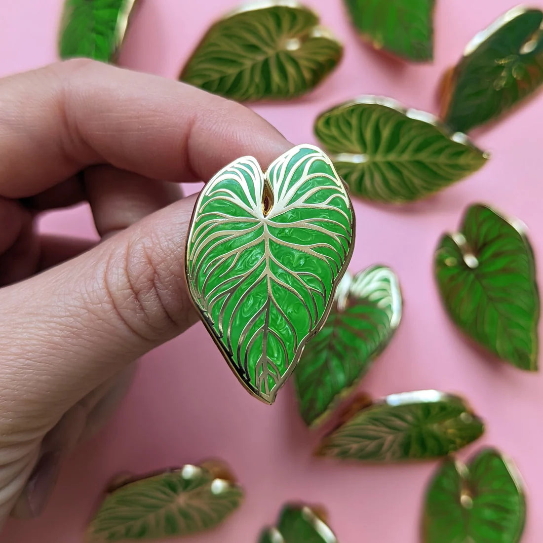 Anthurium Leaf - Enamel Pin