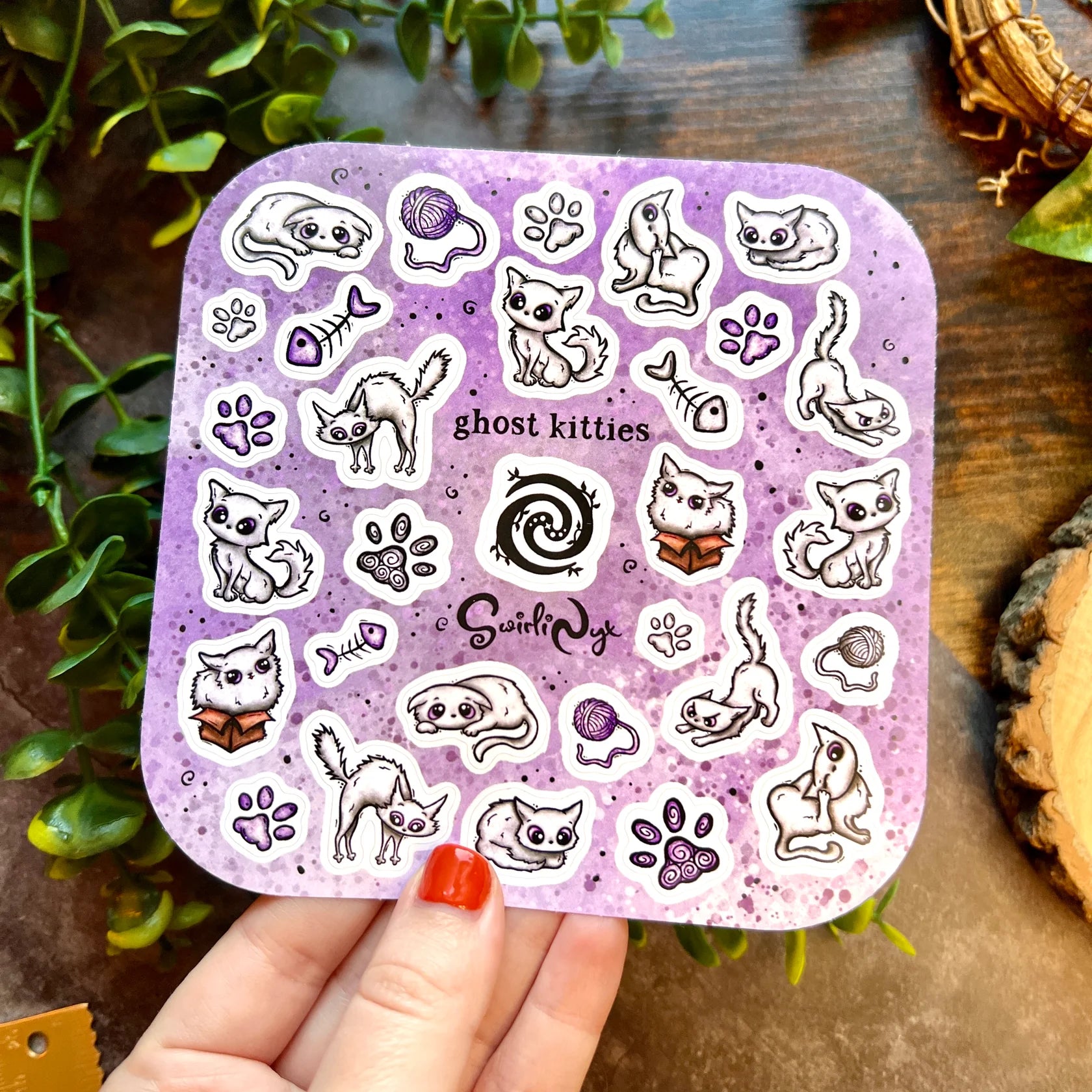 Ghost Kitties - Sticker Sheet