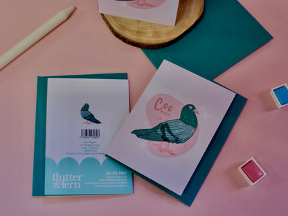 Coo Pigeon - A7 Card