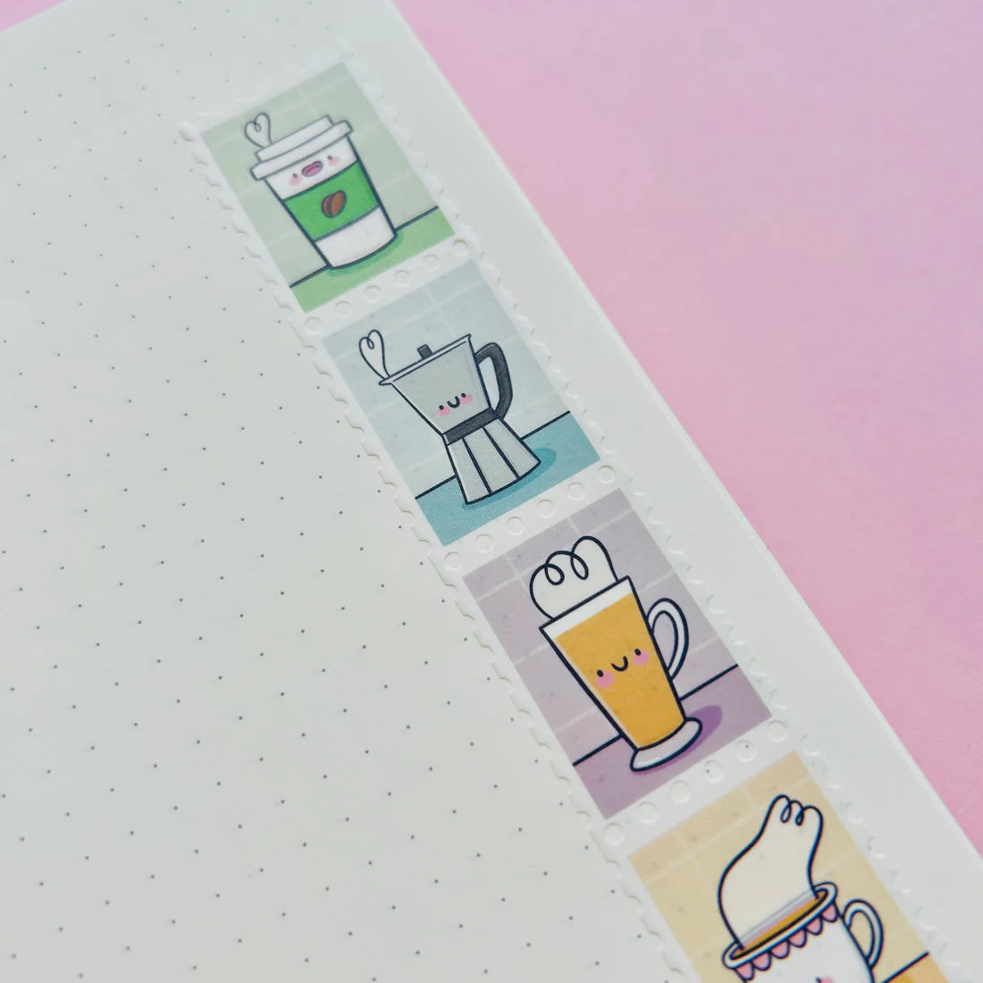 Tea & Coffee Stamp - Washi Tape