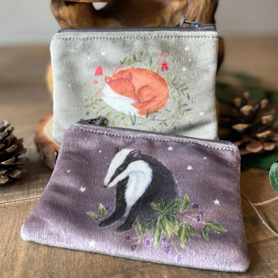 Badger & Fox - Velvet Purse