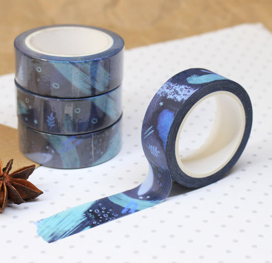 Blue Abstract - Washi Tape