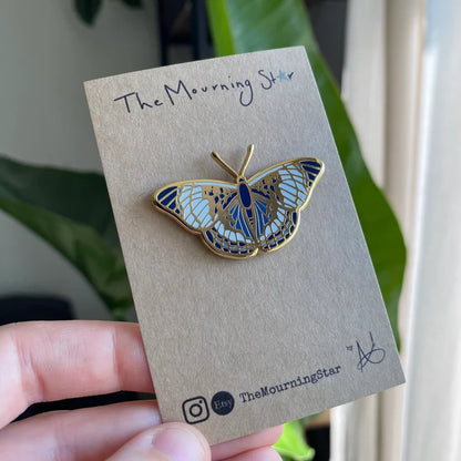 Blue Butterfly - Enamel Pin