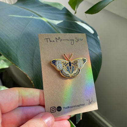 Blue Butterfly - Enamel Pin