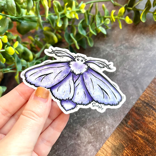 Blue Moth - Sticker