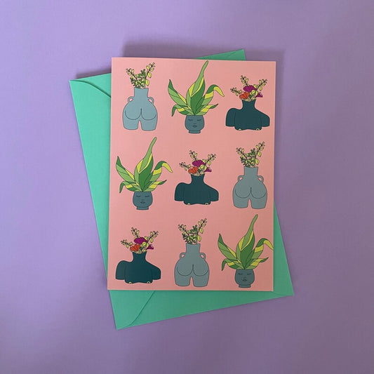 Body Vases - A6 Card