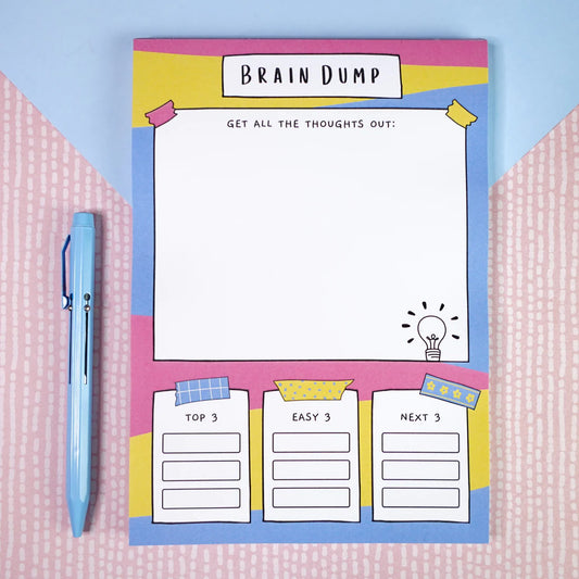 Brain Dump - A5 Notepad