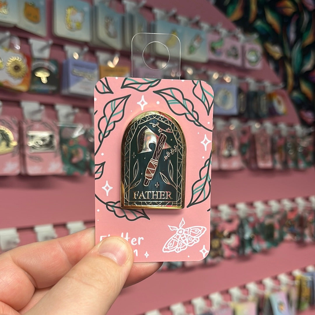 Father - Enamel Pin - 50% Off RRP £8.50