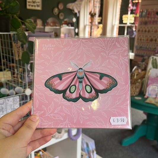 Silk Moth - Mini Square Print