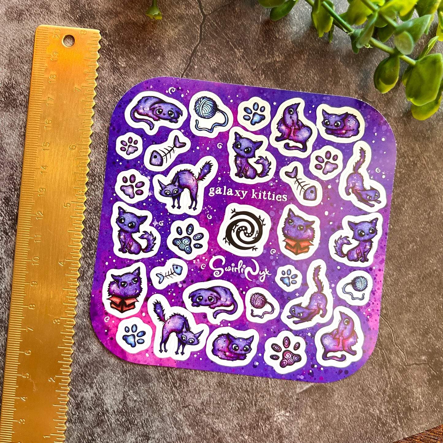 Galaxy Kitties - Sticker Sheet