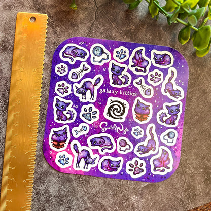 Galaxy Kitties - Sticker Sheet