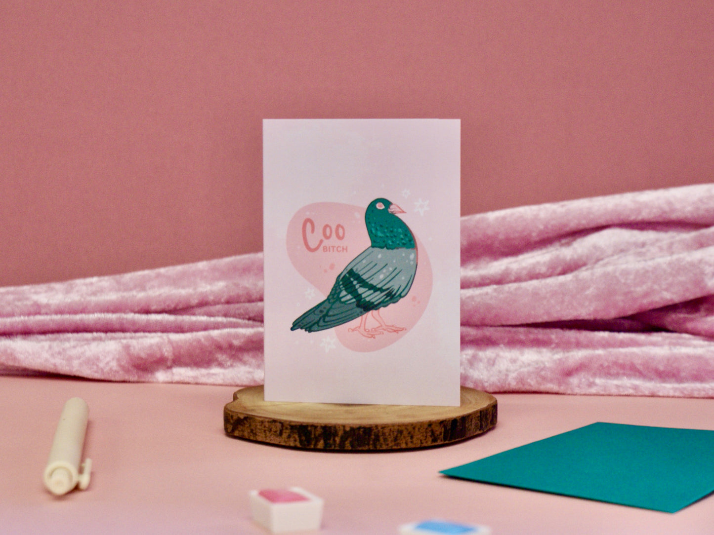 Coo Pigeon - A7 Card
