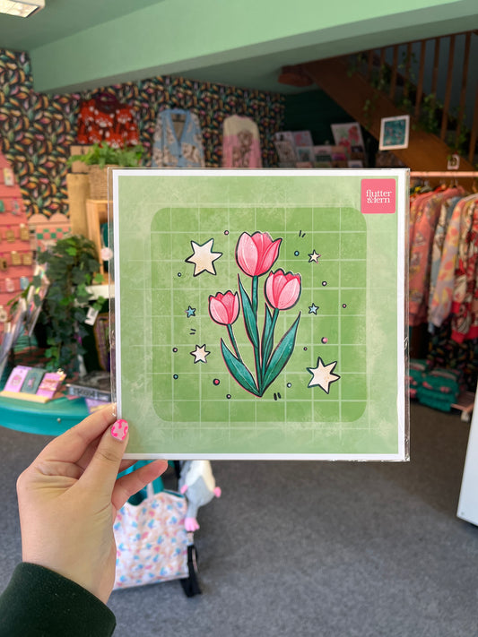 Tulips - Square Art Print
