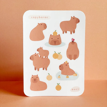 Capybara - Sticker Sheet