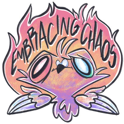 Embracing Chaos - Acrylic Pin