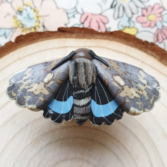 Clifton Nonpareil Moth - Handmade Pin
