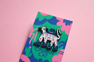 Cowboy Cat - Enamel Pin