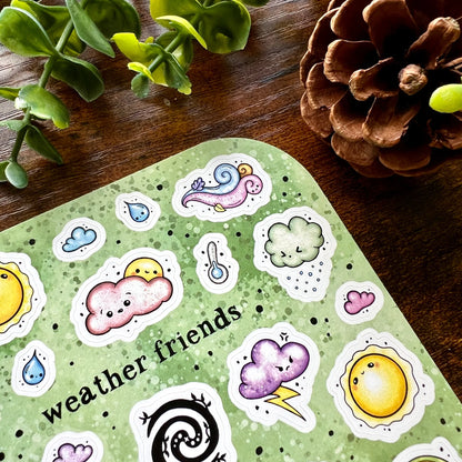 Weather Friends - Pastel - Sticker Sheet