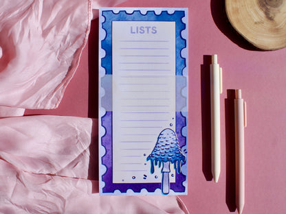 Mushroom List - Notepad