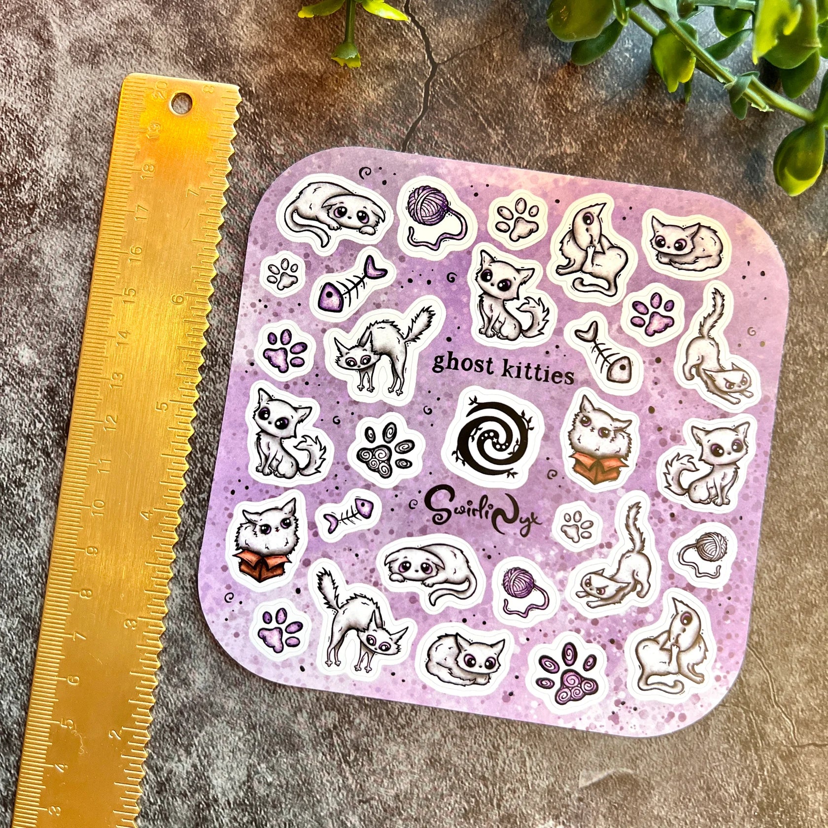 Ghost Kitties - Sticker Sheet