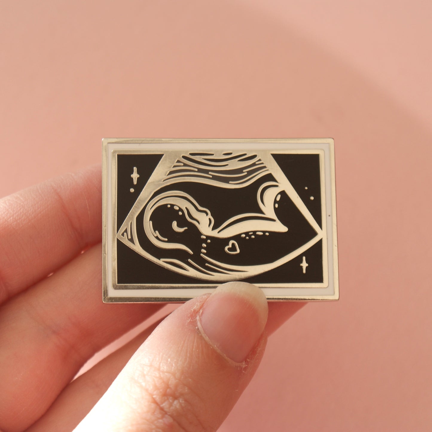 Baby’s First Picture - Enamel Pin - 50% Off RRP £8