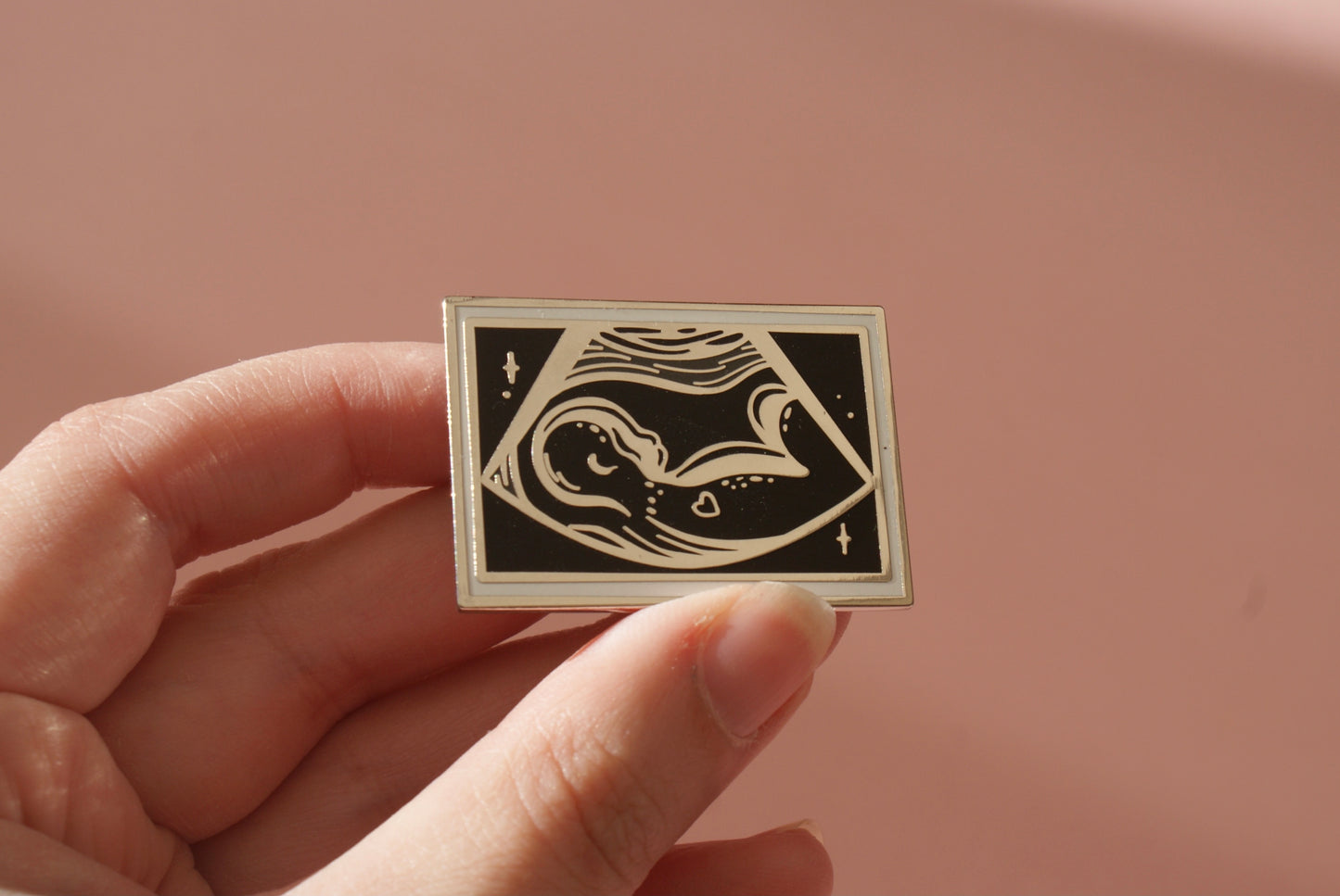 Baby’s First Picture - Enamel Pin - 50% Off RRP £8