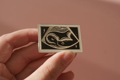 Baby’s First Picture - Enamel Pin - 50% Off RRP £8