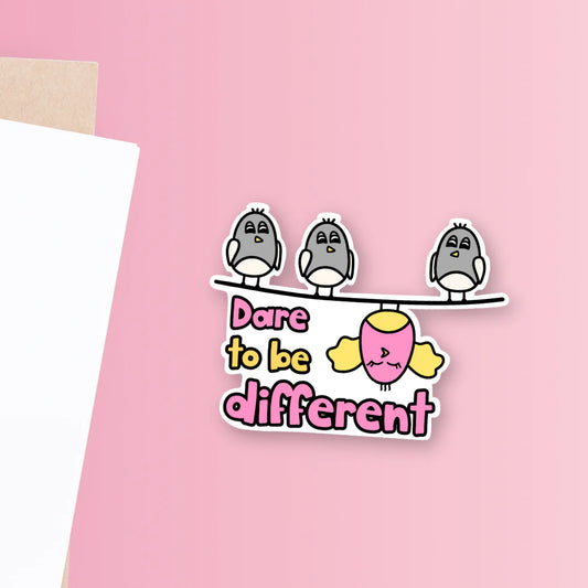 Dare To Be Different - Sticker